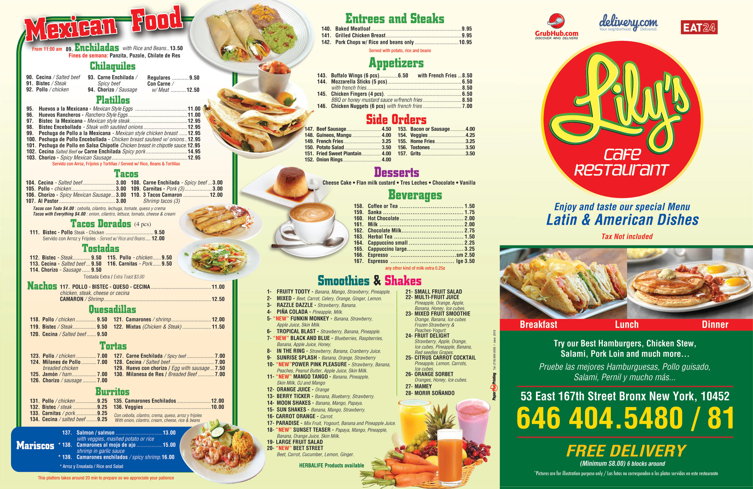 Menu page 2